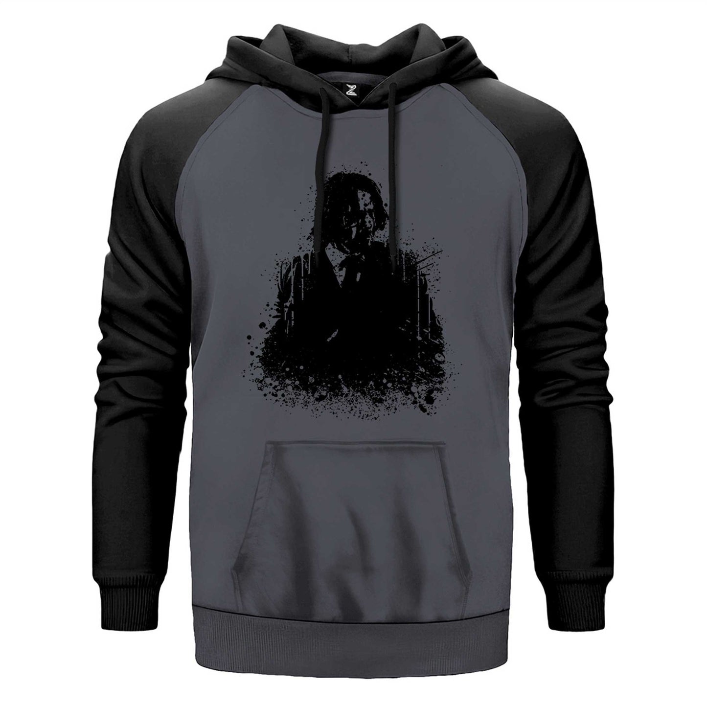 John Wick Chapter Siluet Çift Renk Reglan Kol Sweatshirt