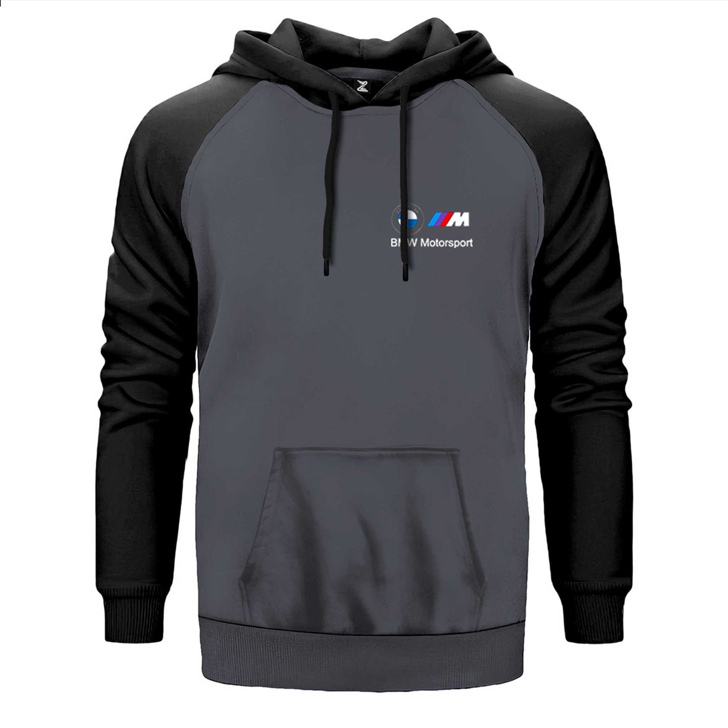 BMW Logo M Power Motorsport 2 Çift Renk Reglan Kol Sweatshirt