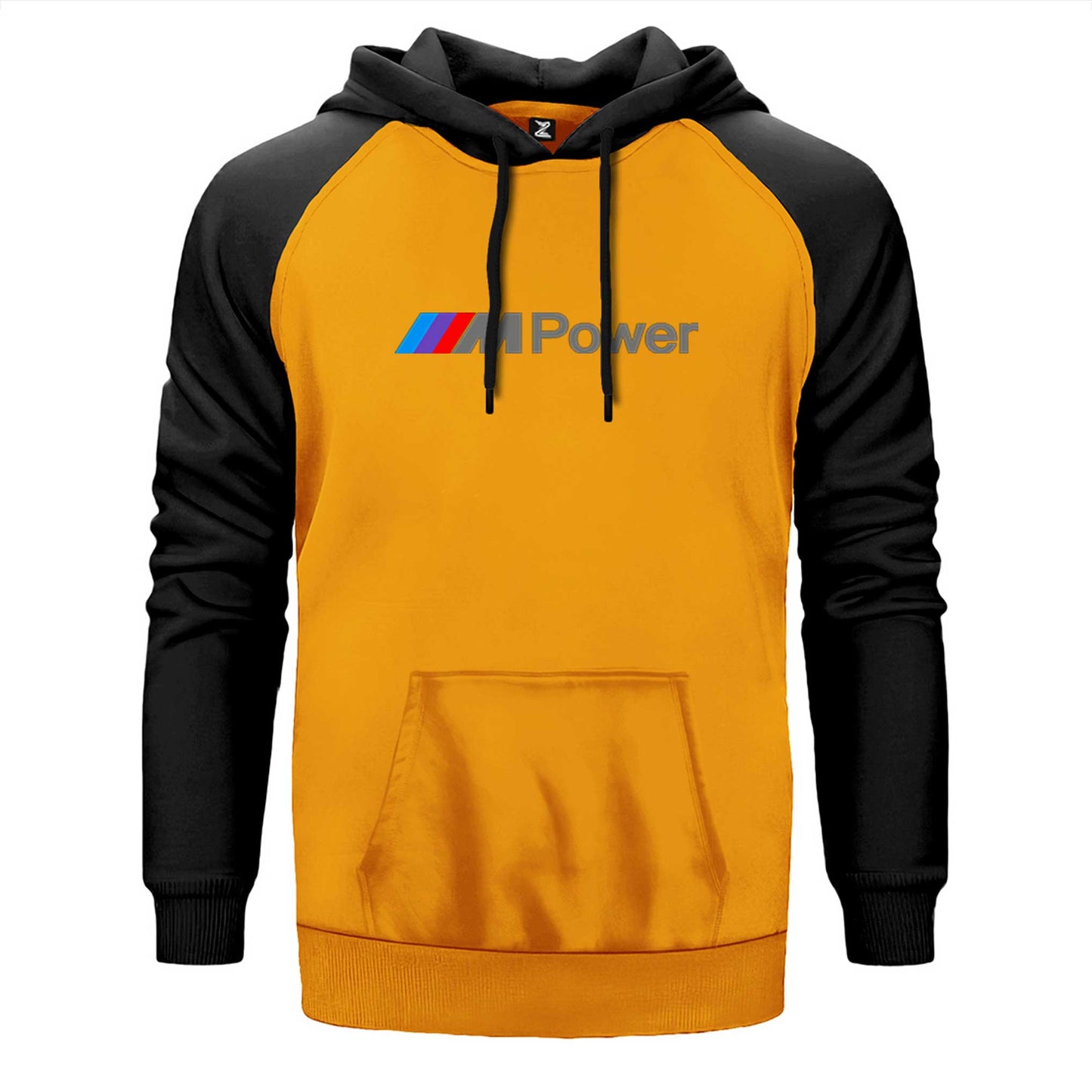 BMW M Power Text Çift Renk Reglan Kol Sweatshirt