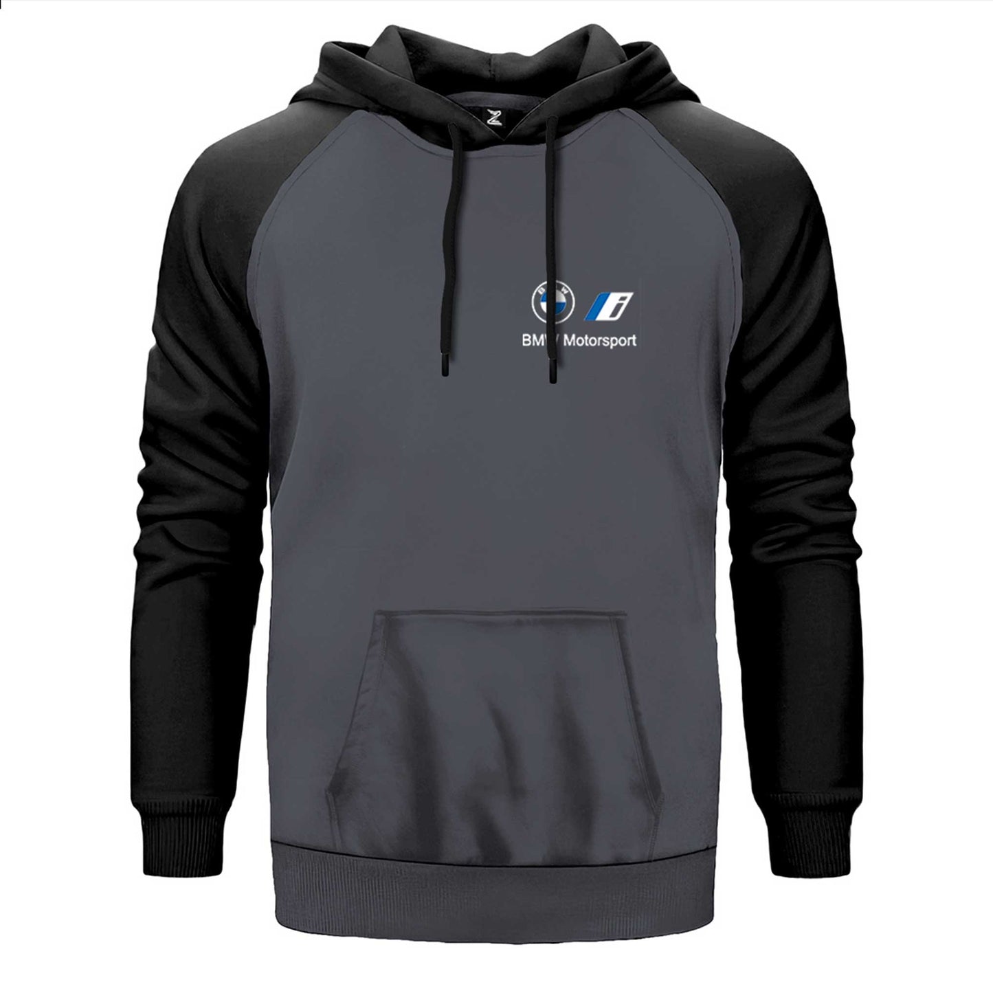 BMW New Logo Motorsports Çift Renk Reglan Kol Sweatshirt