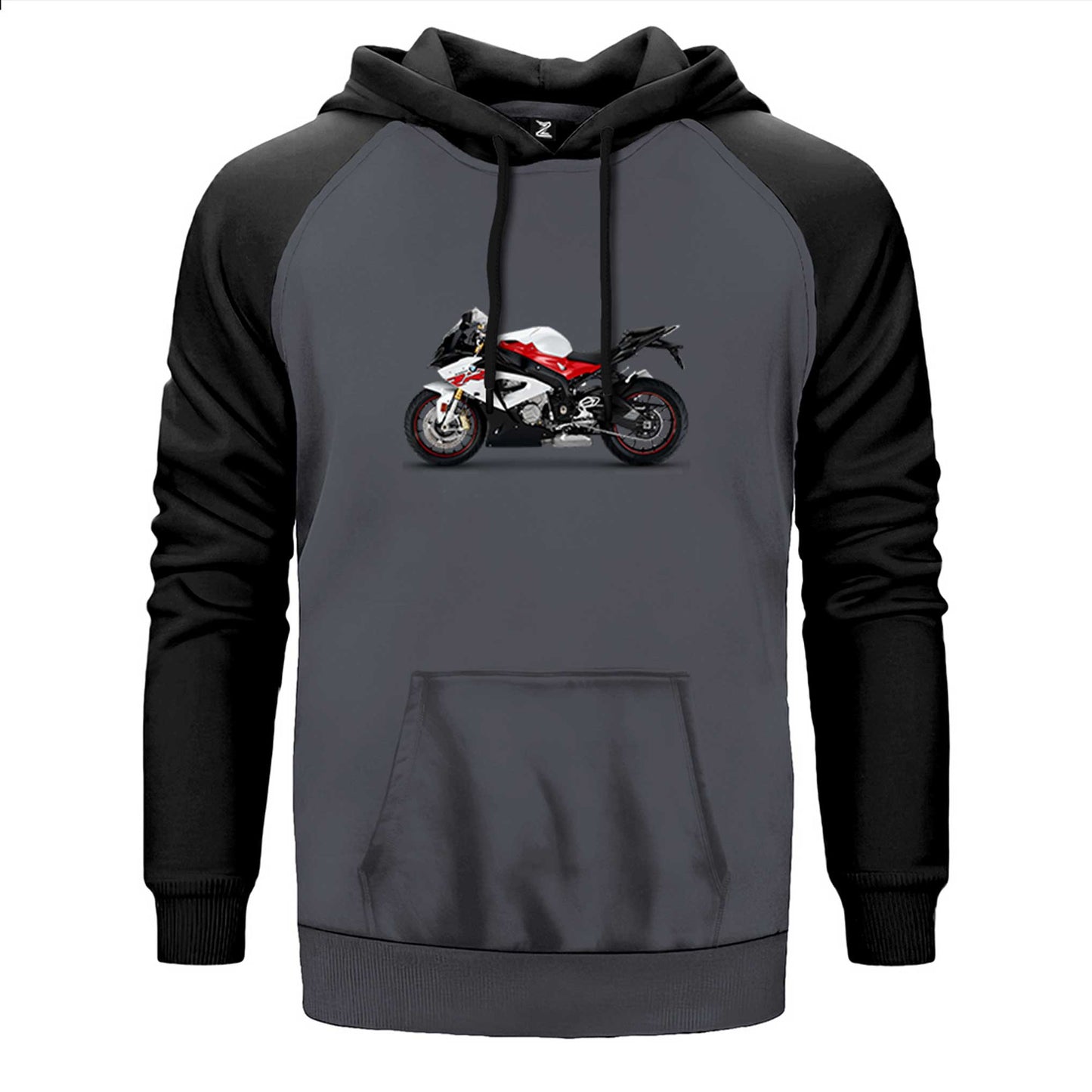 BMW S1000RR Red Çift Renk Reglan Kol Sweatshirt