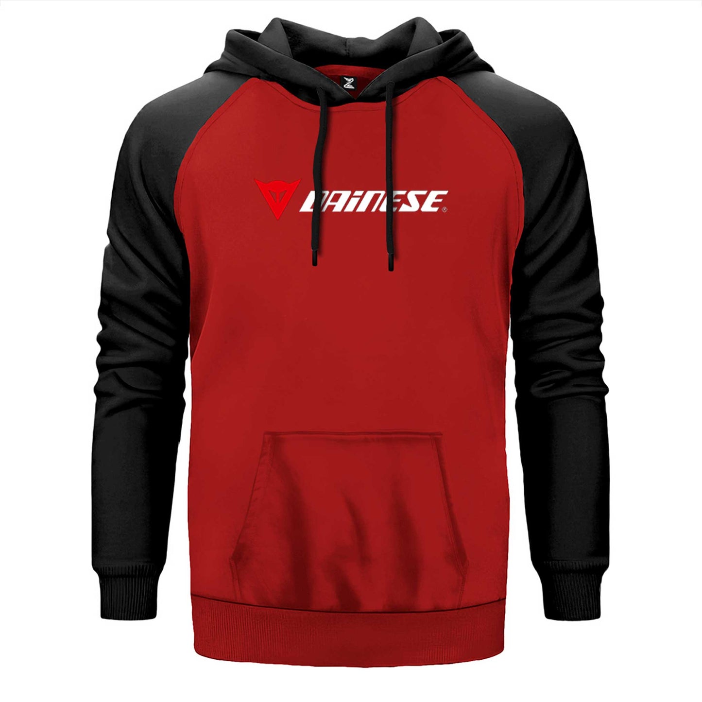 İndirimli Dainese Logo Text Kırmızı Renk Reglan Kol Sweatshirt