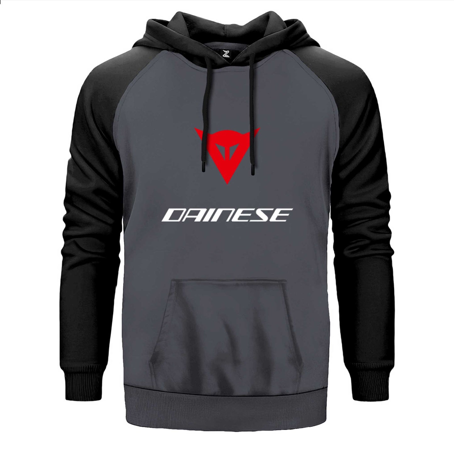 Dainese Motosiklet Çift Renk Reglan Kol Sweatshirt