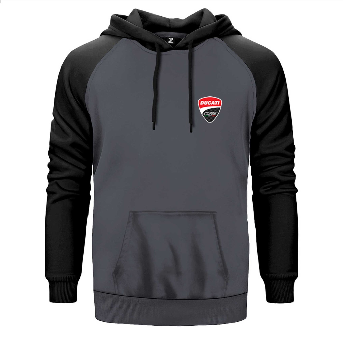 Ducati Corse Logo Çift Renk Reglan Kol Sweatshirt