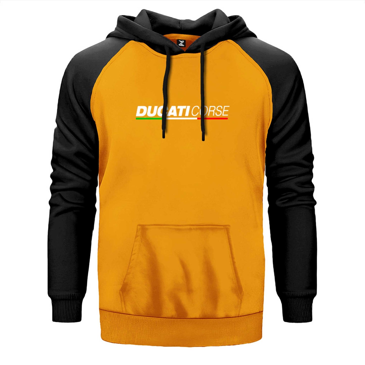 Ducati Corse Text Çift Renk Reglan Kol Sweatshirt