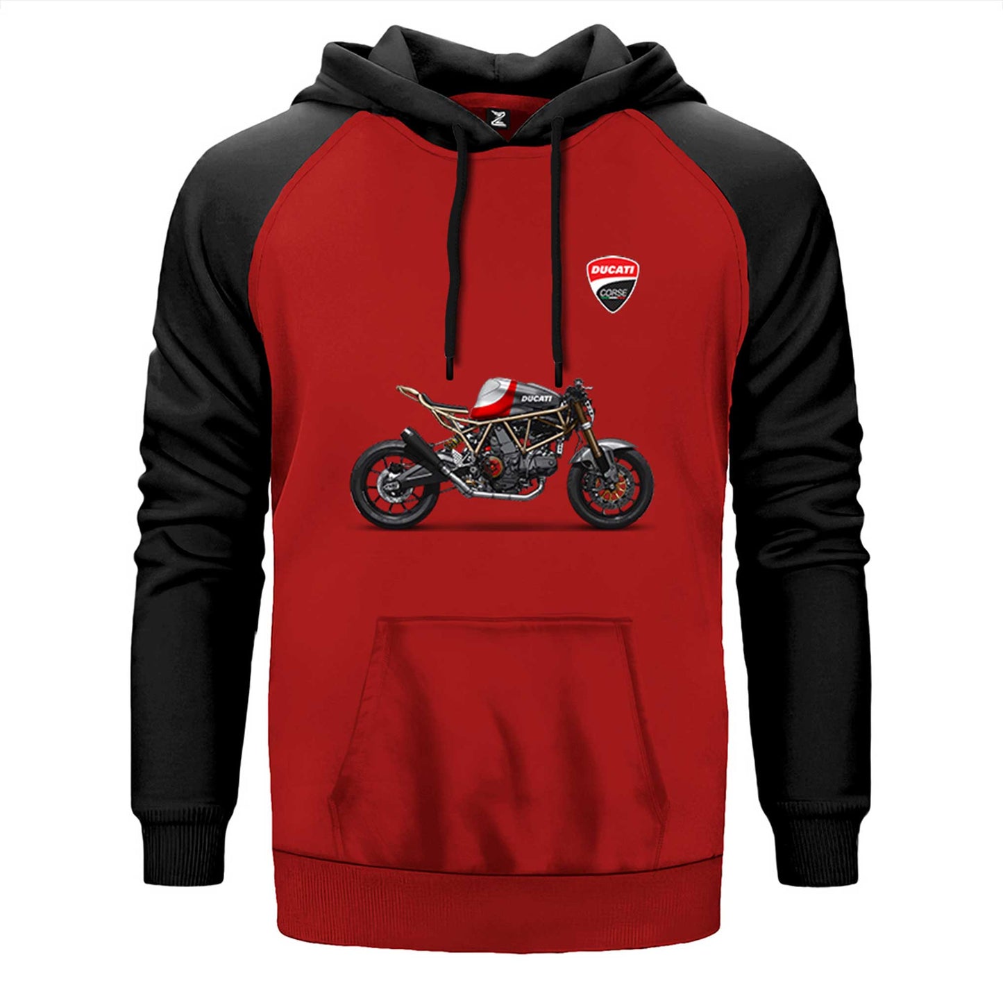 Ducati SuperSport Çift Renk Reglan Kol Sweatshirt