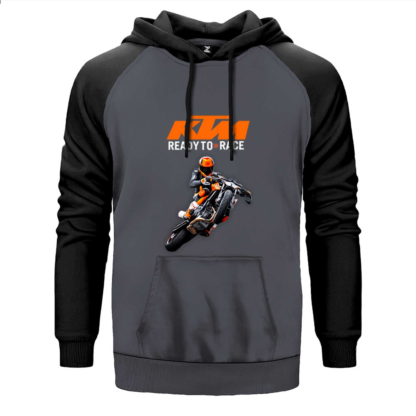 KTM Ready To Race Moto Çift Renk Reglan Kol Sweatshirt