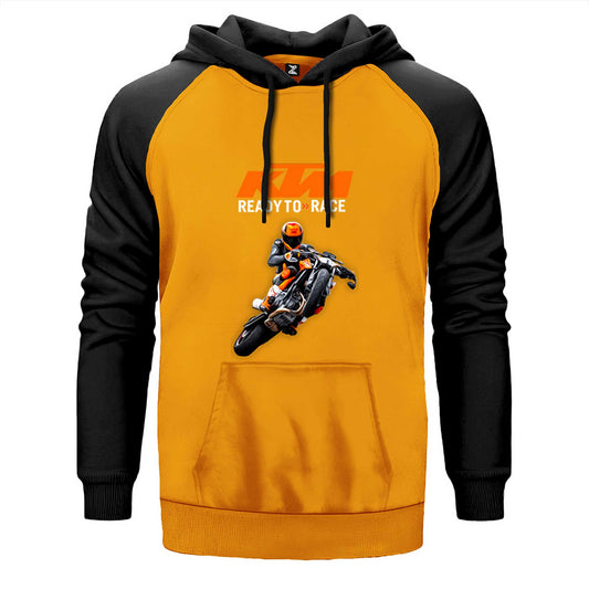 KTM Ready To Race Moto Çift Renk Reglan Kol Sweatshirt