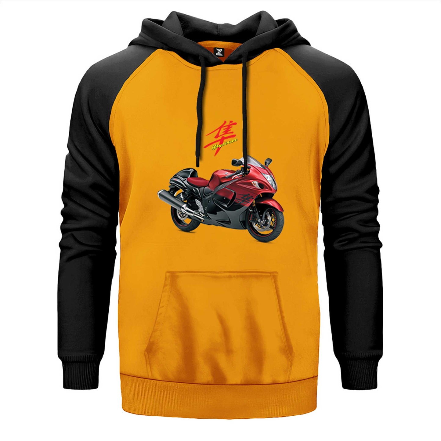 Suzuki Hayabusa GSX-R 1300 Çift Renk Reglan Kol Sweatshirt