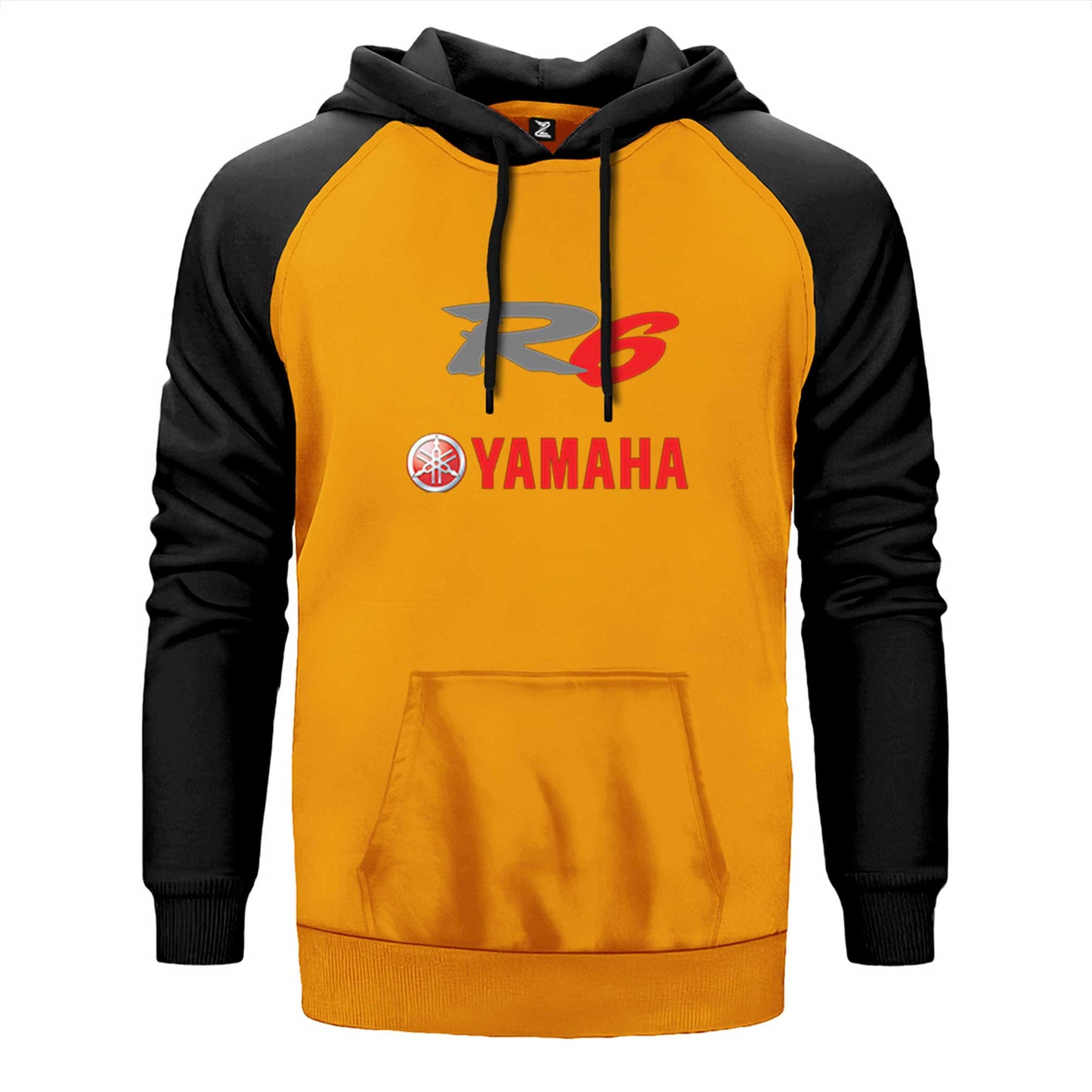 Yamaha R6 Red Çift Renk Reglan Kol Sweatshirt