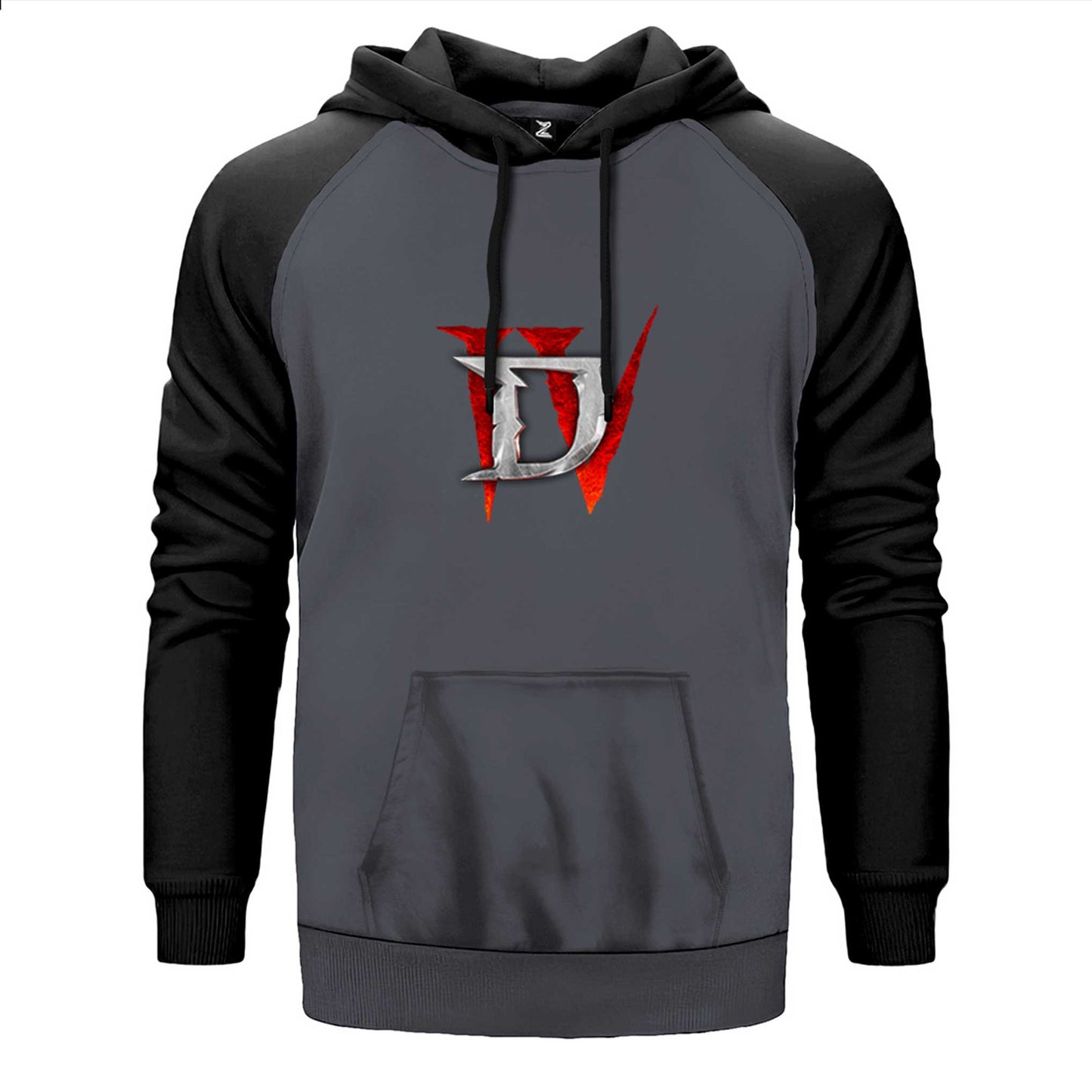 Diablo IV For Logo Çift Renk Reglan Kol Sweatshirt