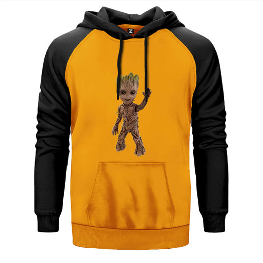 Groot Baby Çift Renk Reglan Kol Sweatshirt