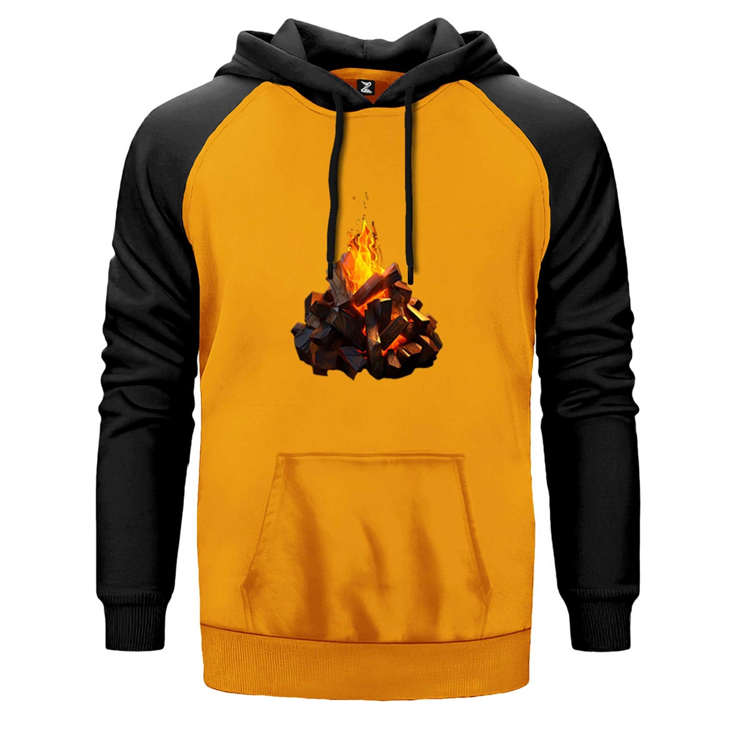 Camp Fire Çift Renk Reglan Kol Sweatshirt
