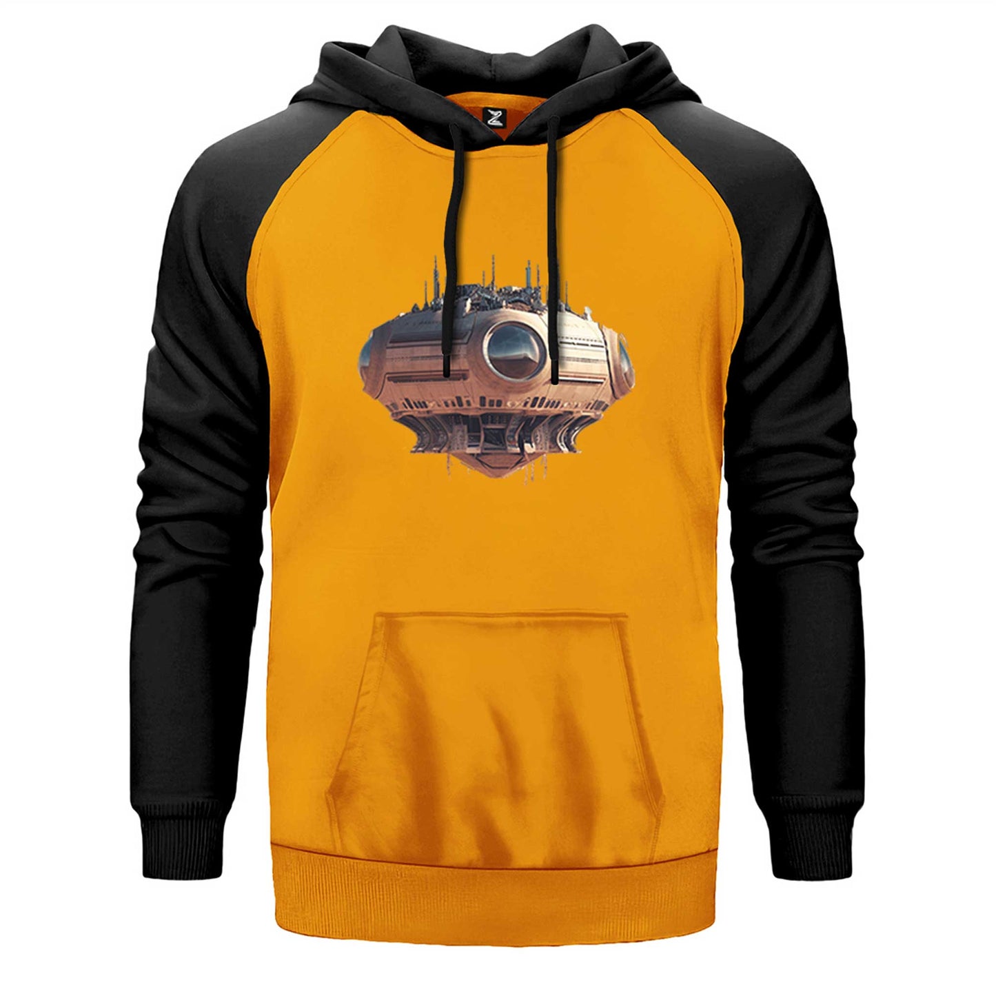Massive Speaker Spaceship Çift Renk Reglan Kol Sweatshirt