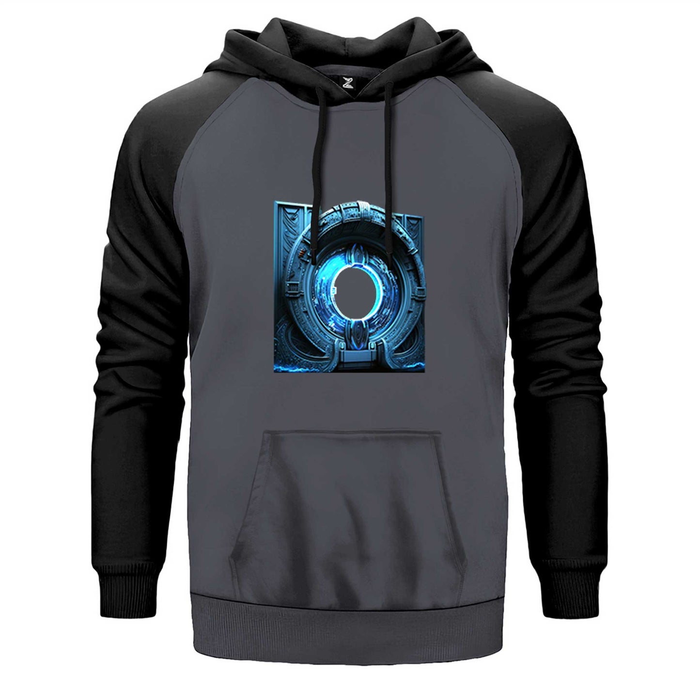 Portal Gate Çift Renk Reglan Kol Sweatshirt