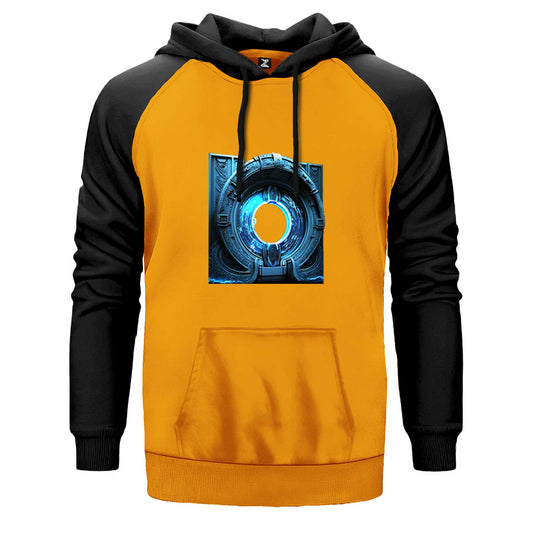 Portal Gate Çift Renk Reglan Kol Sweatshirt