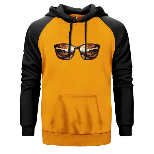 Highway Reflection Çift Renk Reglan Kol Sweatshirt