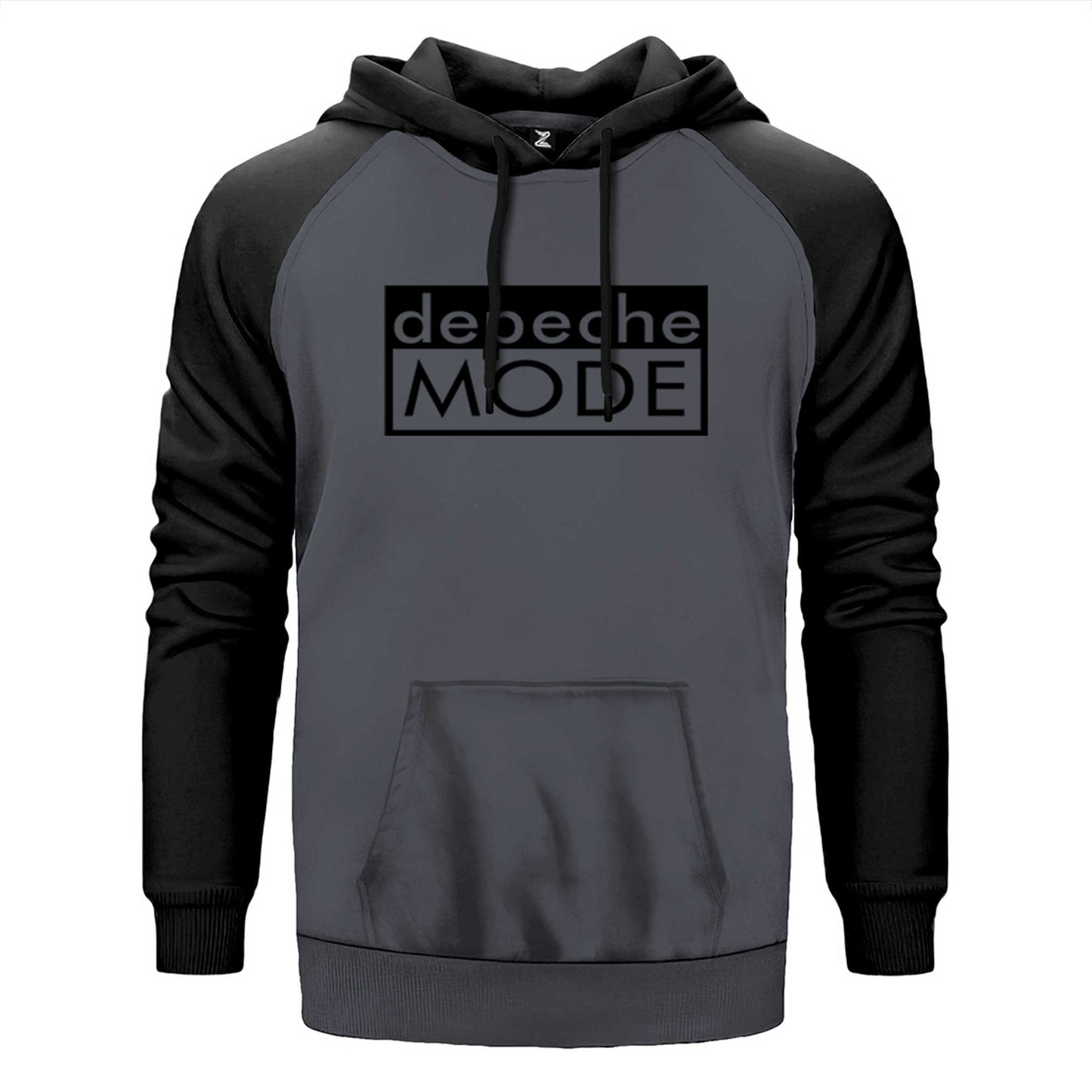 Depeche Mode Text Çift Renk Reglan Kol Sweatshirt