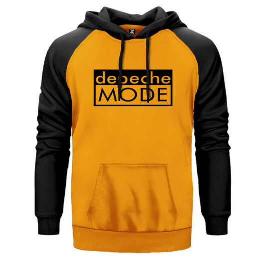 Depeche Mode Text Çift Renk Reglan Kol Sweatshirt