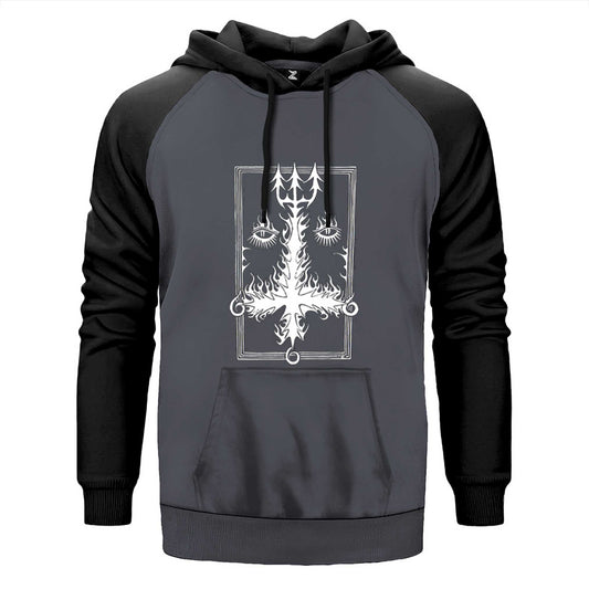 Dissection The Past Is Alive Logo Çift Renk Reglan Kol Sweatshirt
