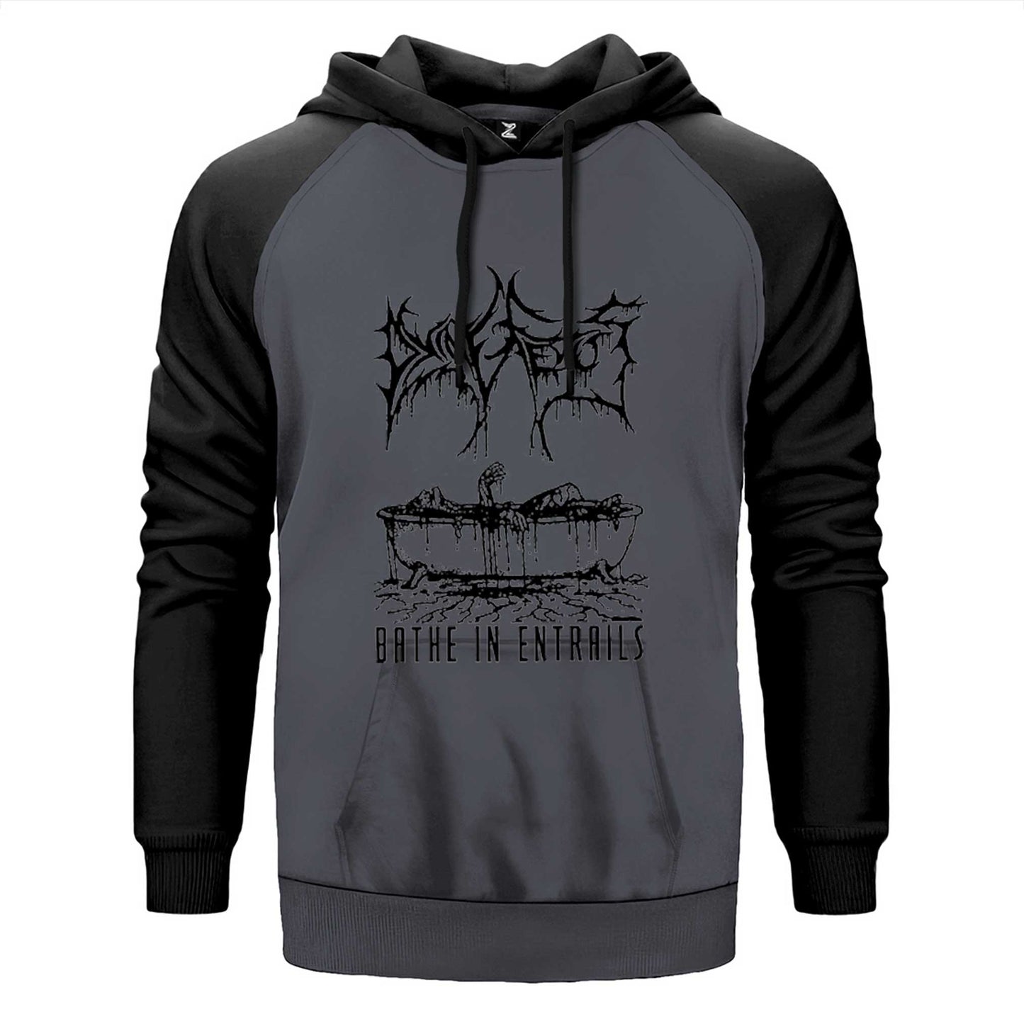 Dying Fetus Bathe in Entrails Çift Renk Reglan Kol Sweatshirt