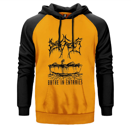 Dying Fetus Bathe in Entrails Çift Renk Reglan Kol Sweatshirt
