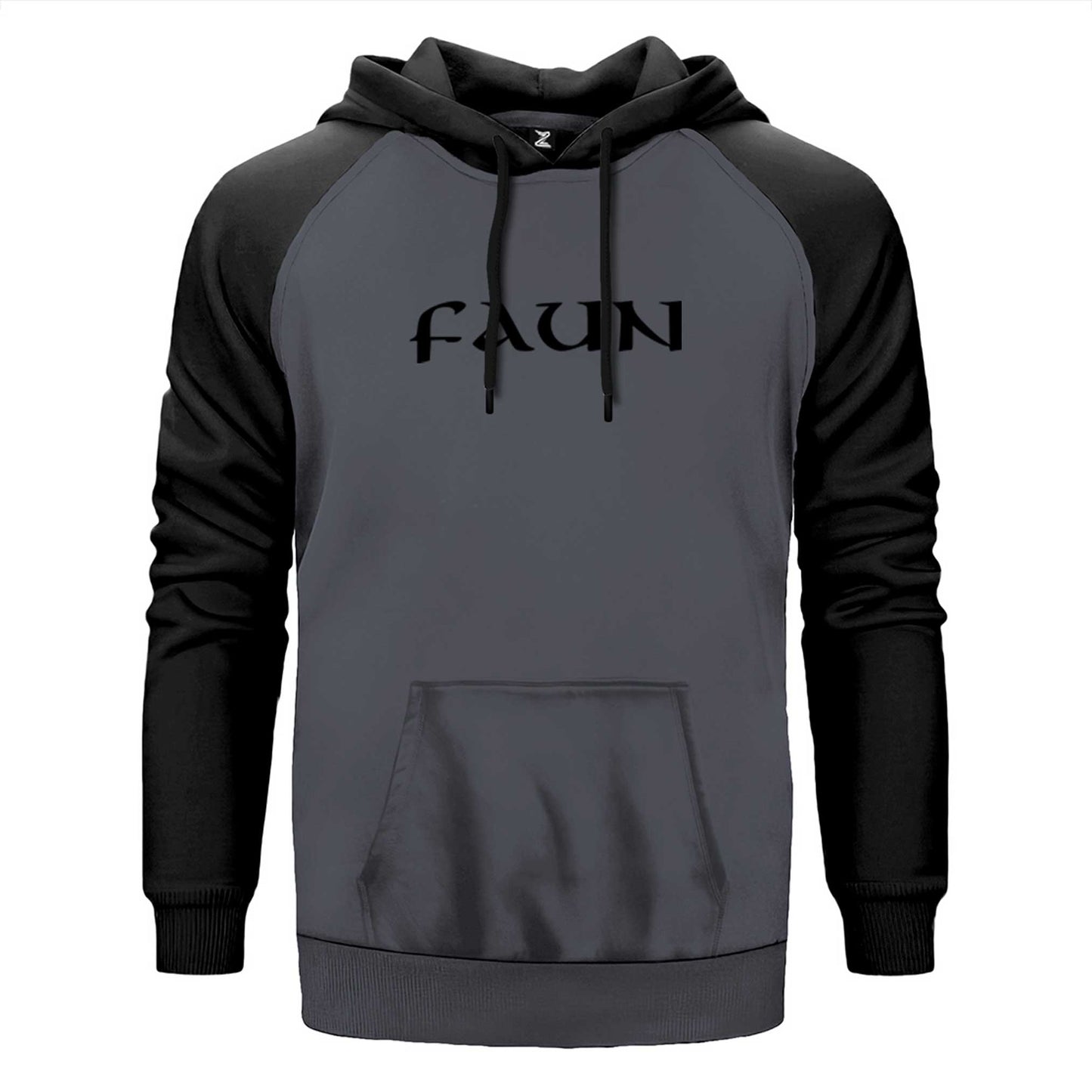 Faun Logo Çift Renk Reglan Kol Sweatshirt