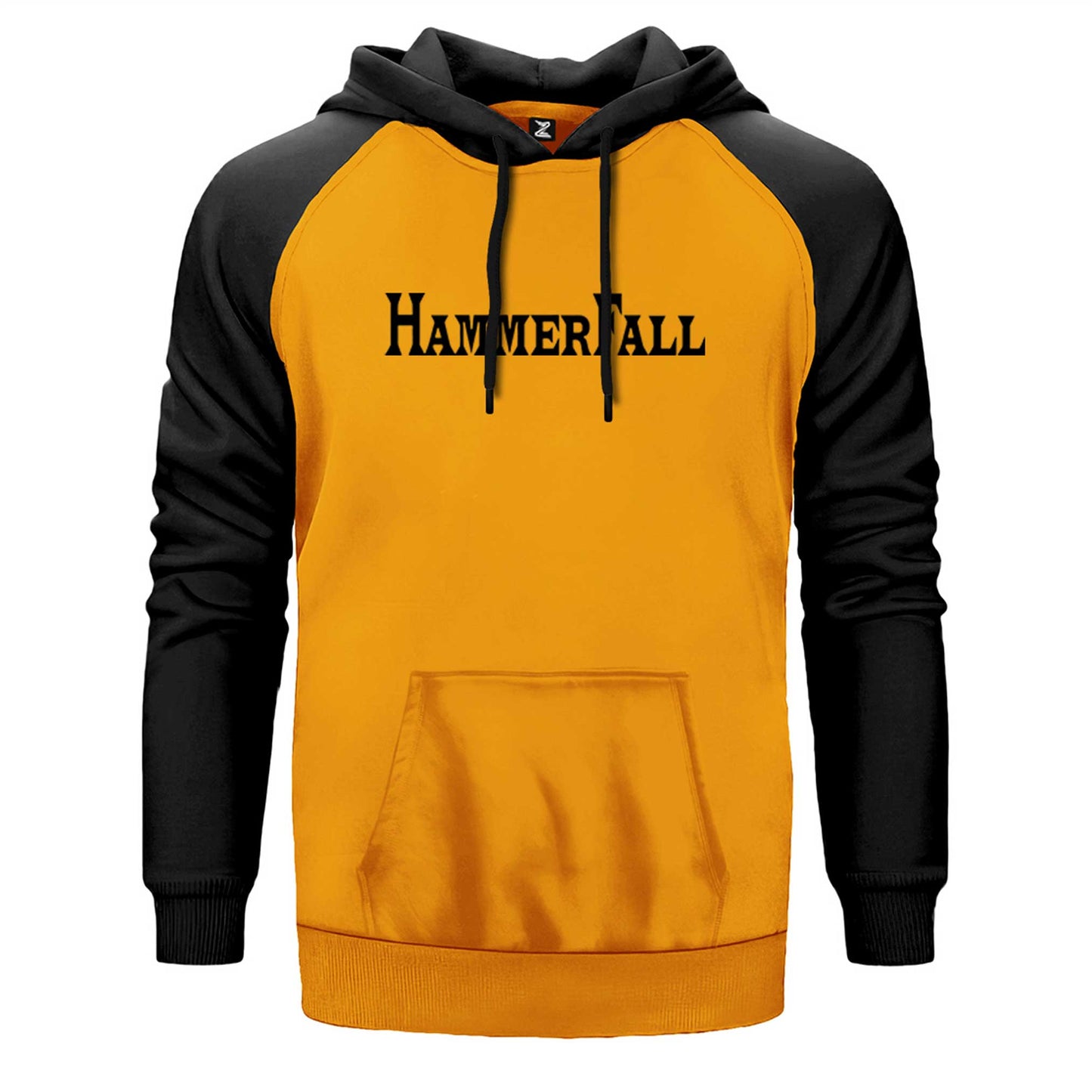 Hammerfall Text Çift Renk Reglan Kol Sweatshirt