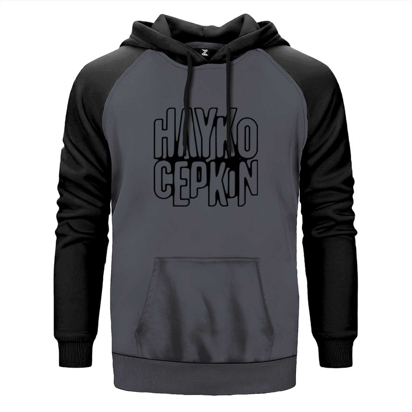 Hayko Cepkin Grafiti Çift Renk Reglan Kol Sweatshirt