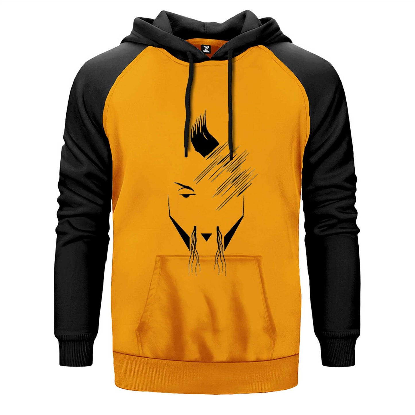 Hayko Cepkin Portre Çift Renk Reglan Kol Sweatshirt