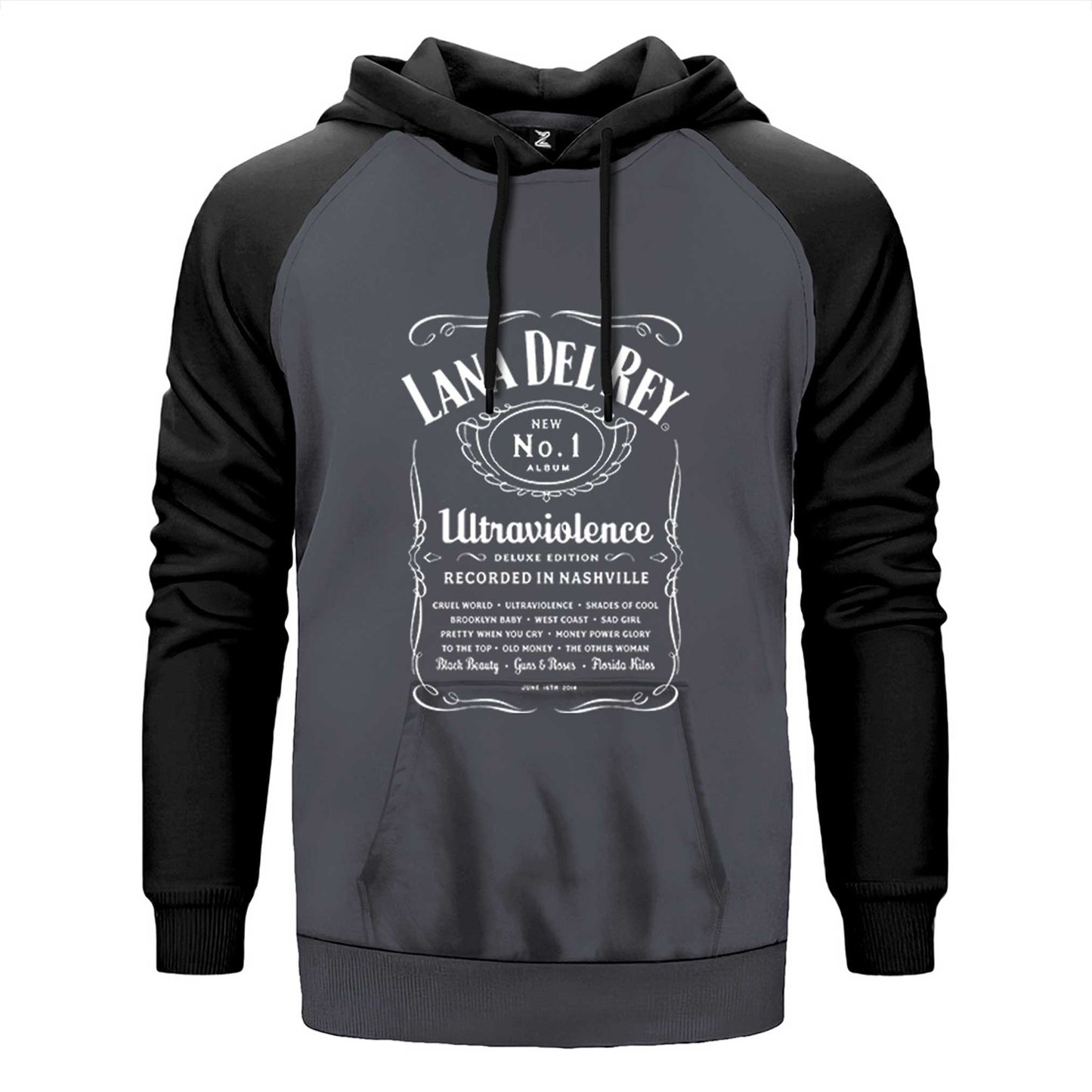 Lana Del Rey Ultraviolence Çift Renk Reglan Kol Sweatshirt