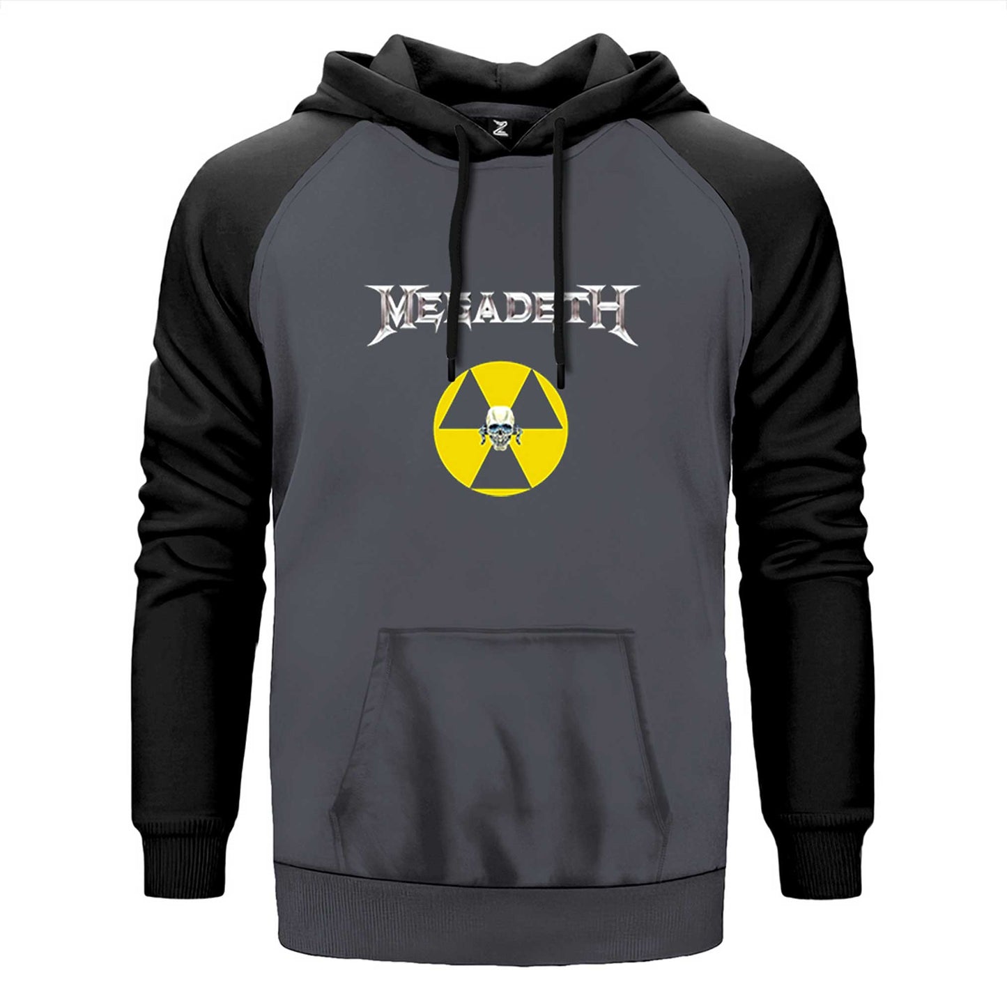Megadeth Nuclear Radioactive Çift Renk Reglan Kol Sweatshirt