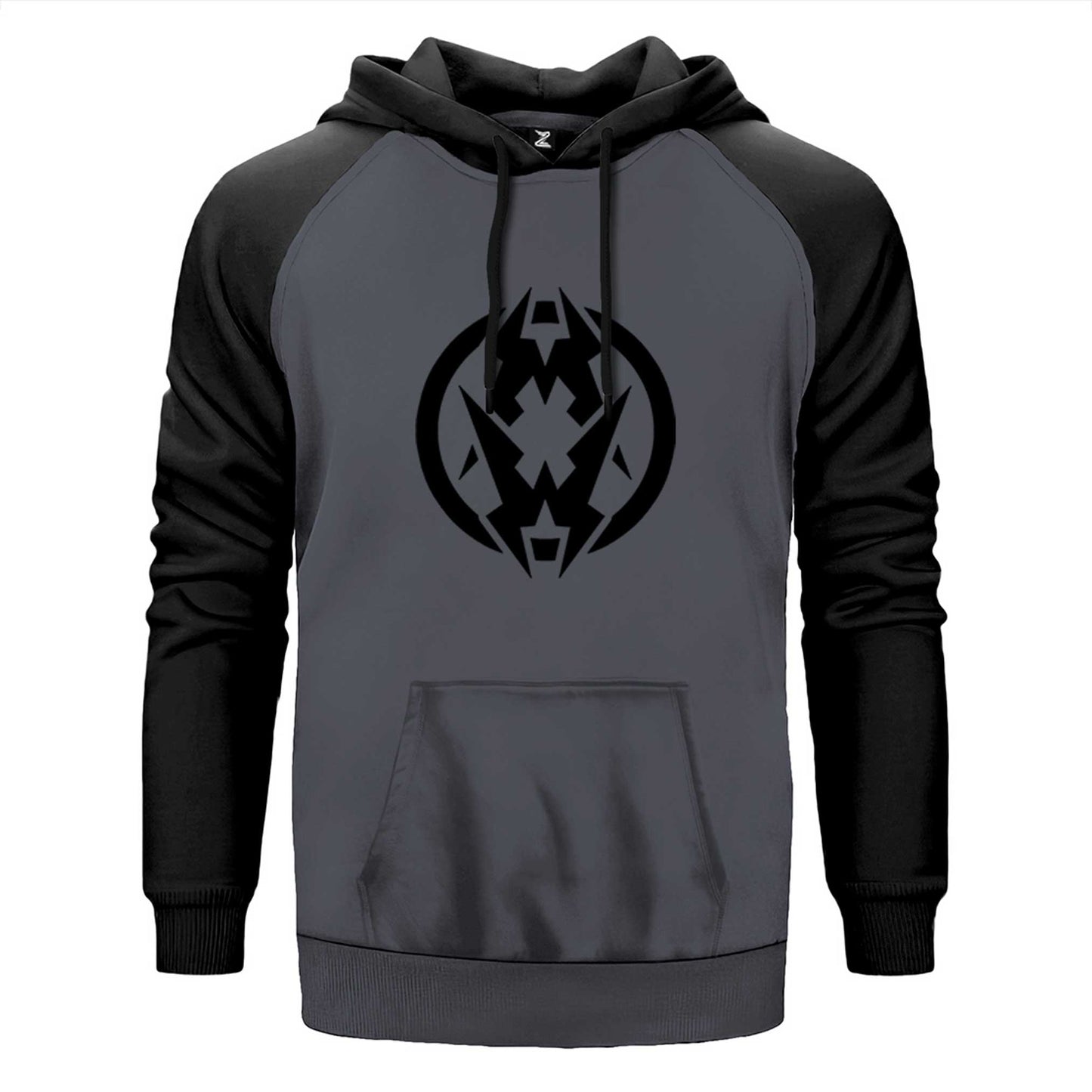Municipal Waste Logo Çift Renk Reglan Kol Sweatshirt
