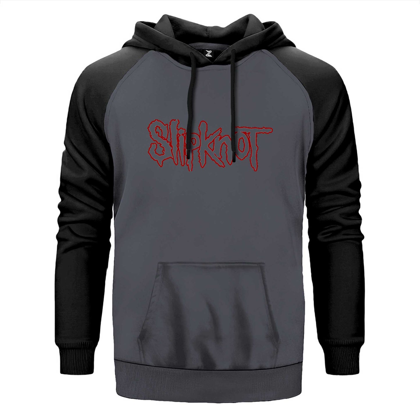 Slipknot Text Çift Renk Reglan Kol Sweatshirt
