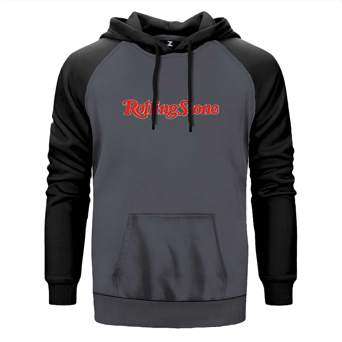 The Rolling Stones Text Çift Renk Reglan Kol Sweatshirt