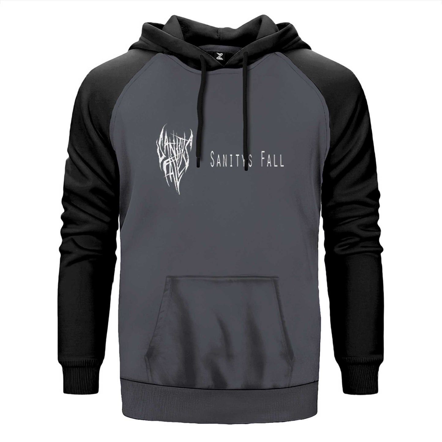 Sanitys Fall Text Çift Renk Reglan Kol Sweatshirt