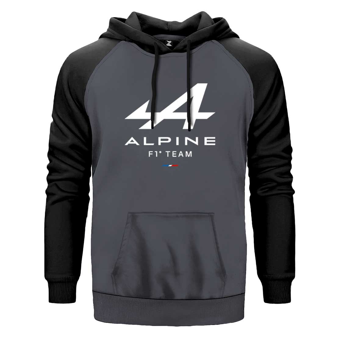 Alpine F1 Çift Renk Reglan Kol Sweatshirt