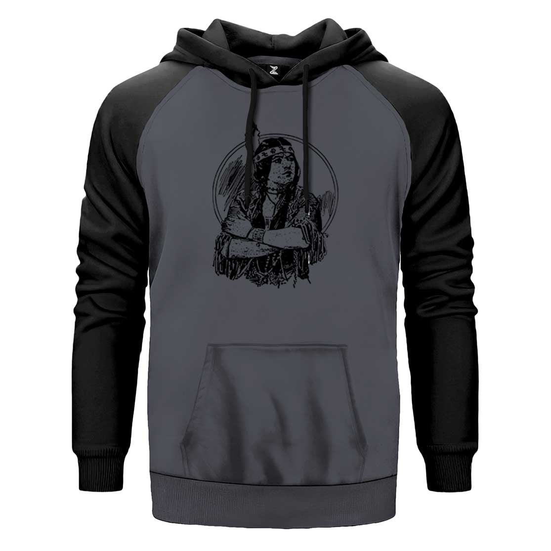 Kızıldereli Man Çift Renk Reglan Kol Sweatshirt