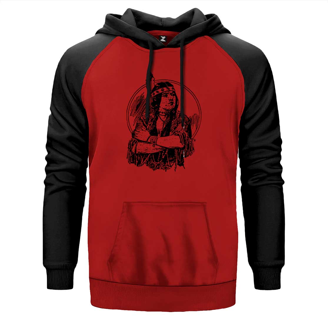 Kızıldereli Man Çift Renk Reglan Kol Sweatshirt