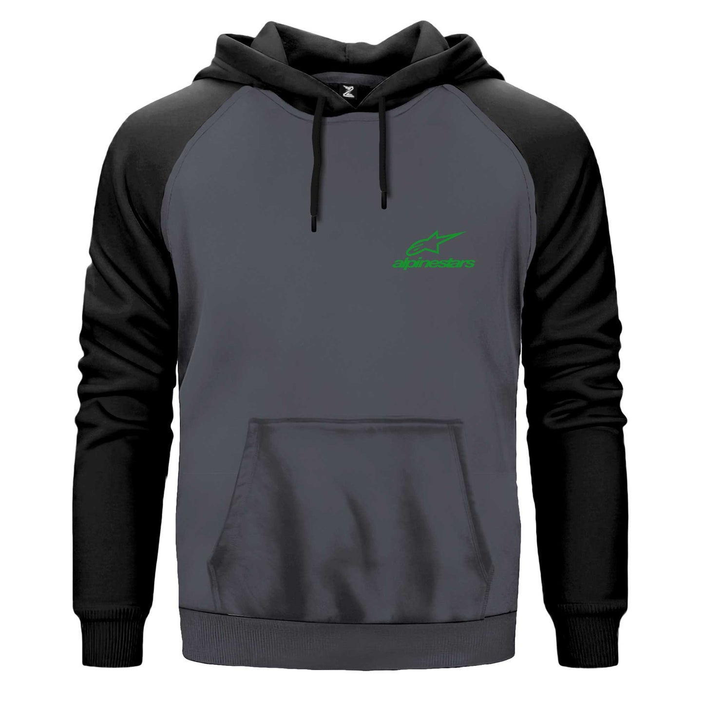 Alpinestars Logo Çift Renk Reglan Kol Sweatshirt Kapşonlu