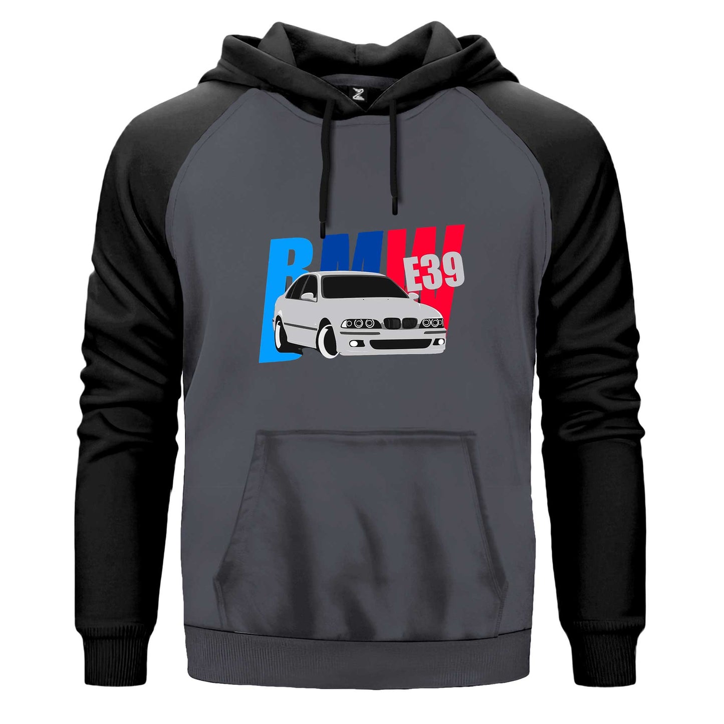 Bmw E39 Sport Çift Renk Reglan Kol Sweatshirt Kapşonlu