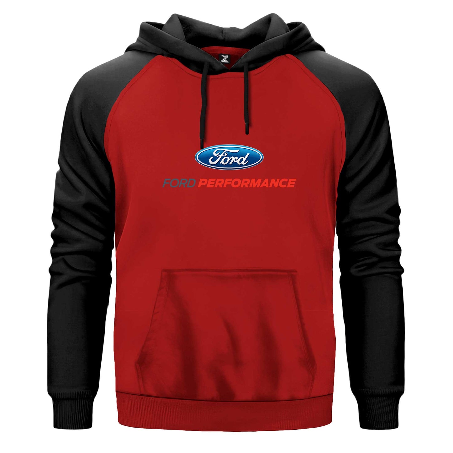 Ford Performance Çift Renk Reglan Kol Sweatshirt Kapşonlu