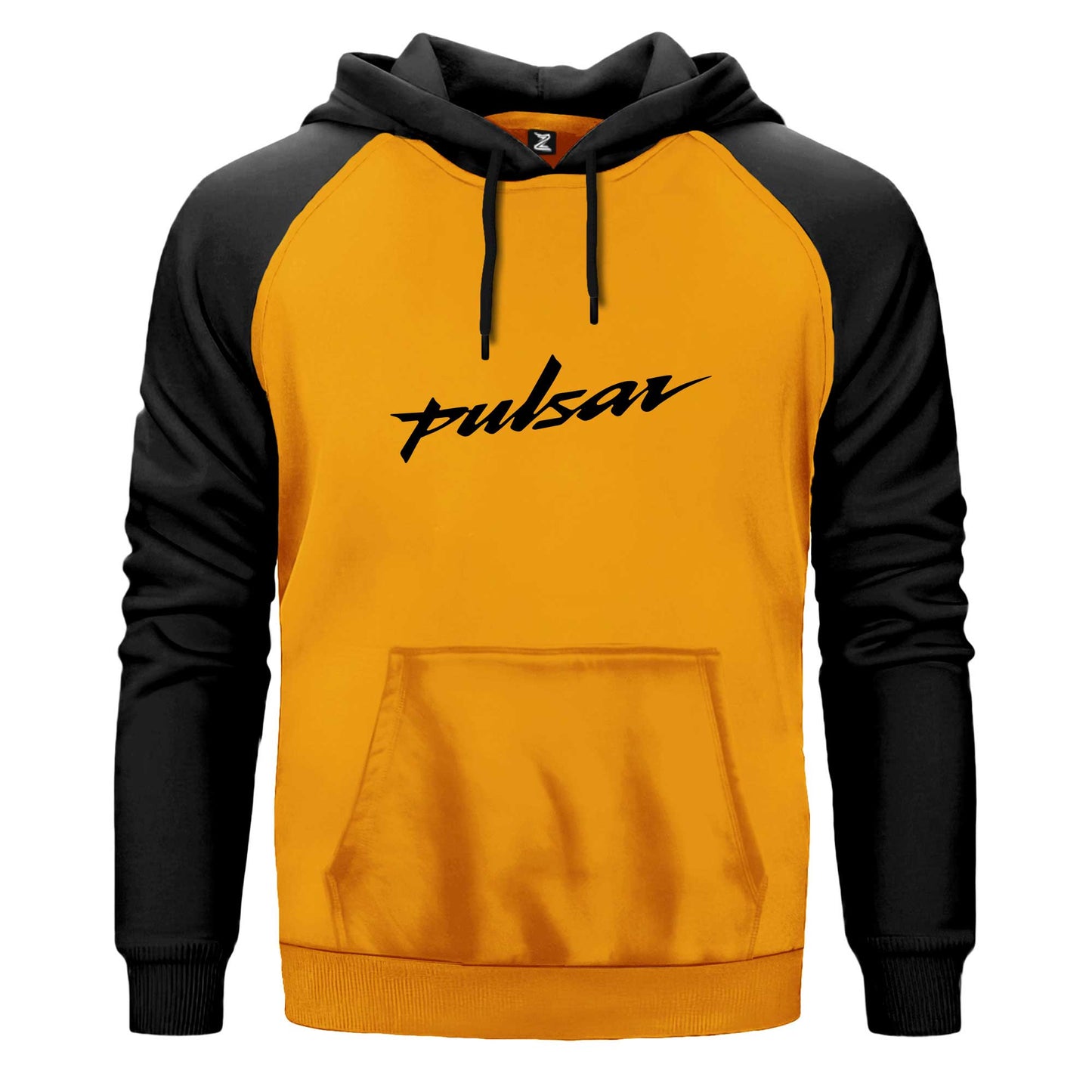 Pulsar Logo Black Çift Renk Reglan Kol Sweatshirt Kapşonlu