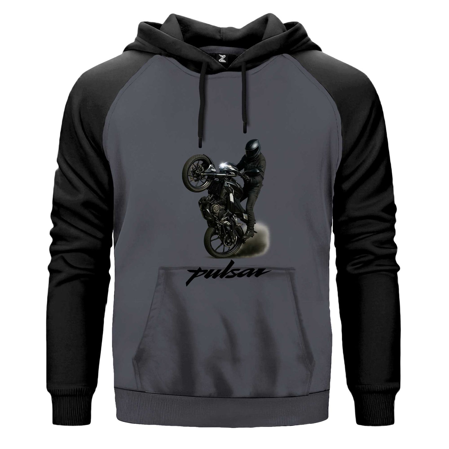 Pulsar NS200 Bike Çift Renk Reglan Kol Sweatshirt Kapşonlu