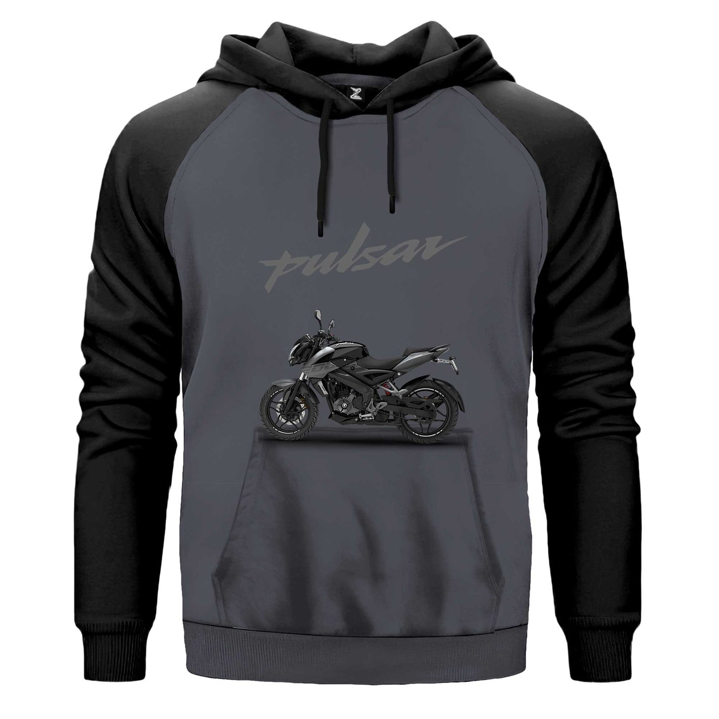 Pulsar NS200 Moto Çift Renk Reglan Kol Sweatshirt Kapşonlu
