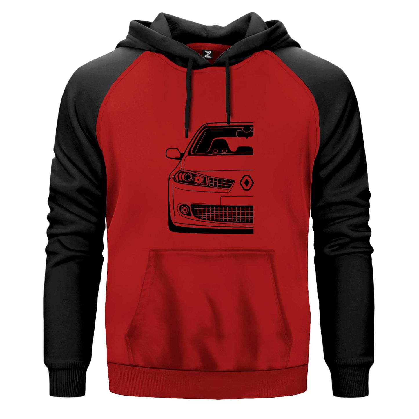Renault Megane 2 Çift Renk Reglan Kol Sweatshirt Kapşonlu