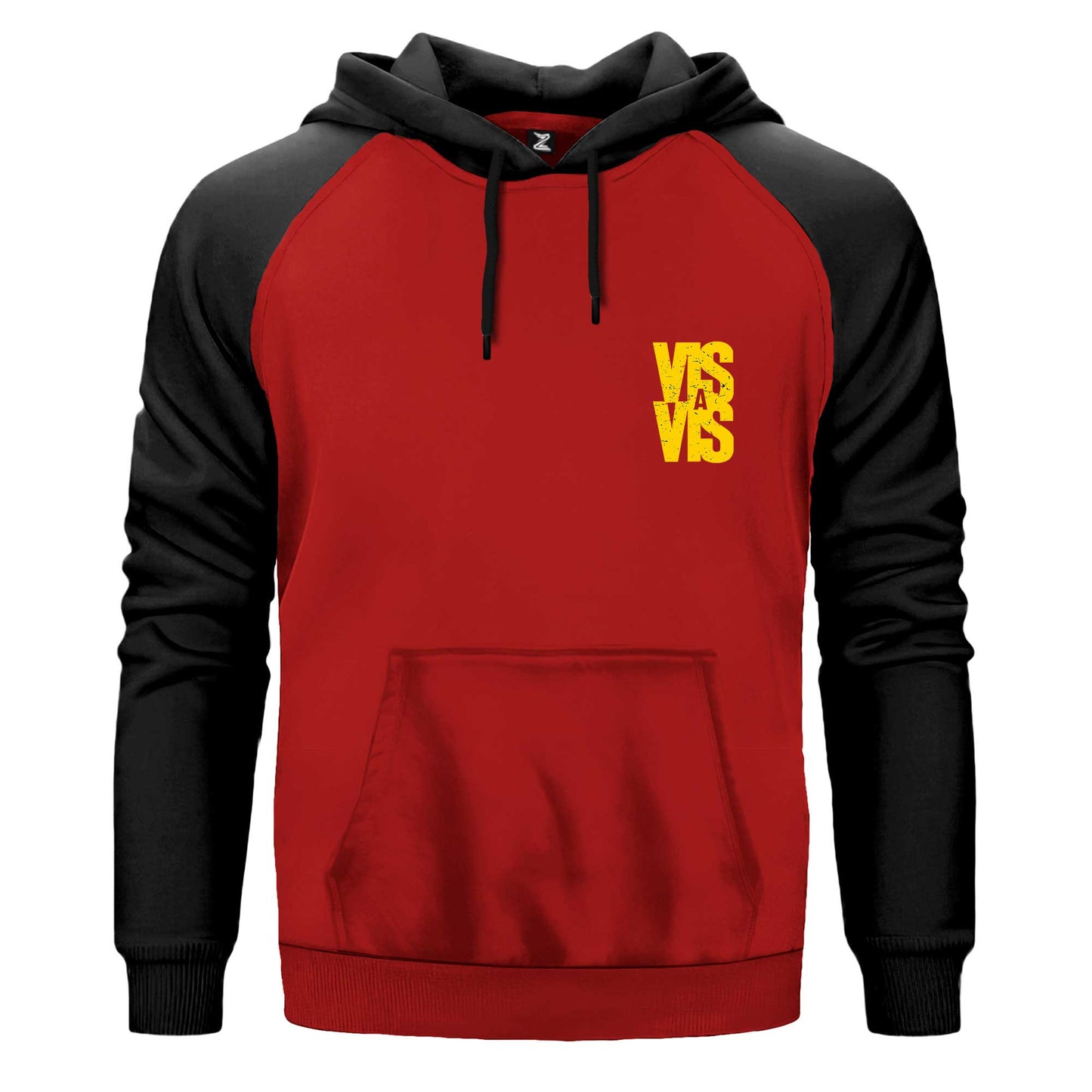 Vis A Vis Logo Renkli Reglan Kol Sweatshirt Kapşonlu