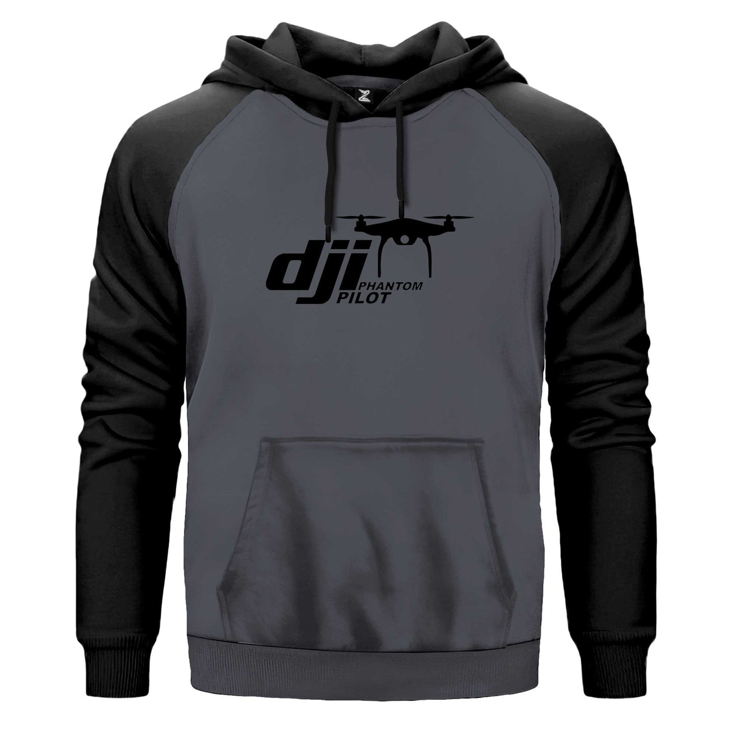 Dji Phantom Pilot Renkli Reglan Kol Sweatshirt Kapşonlu