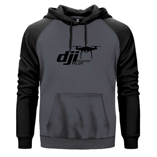 Dji Phantom Pilot Renkli Reglan Kol Sweatshirt Kapşonlu