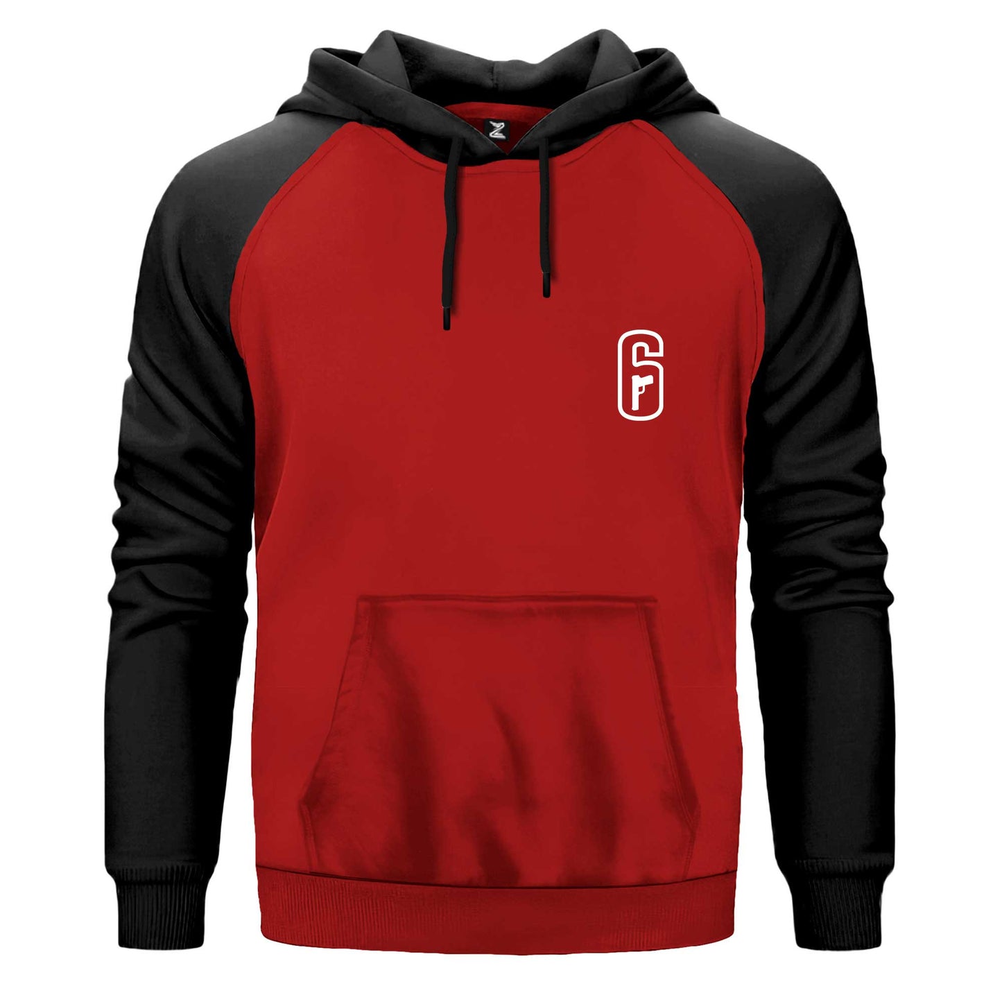 Rainbow Six Amblem White Renkli Reglan Kol Sweatshirt Kapşonlu